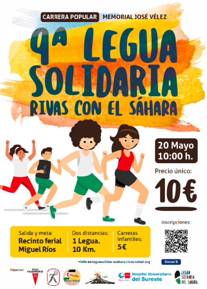 En este momento estás viendo 9ª Legua Solidaria de Rivas con el Sahara